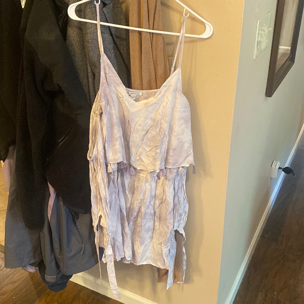 Large American Eagle purple romper. Never been worn